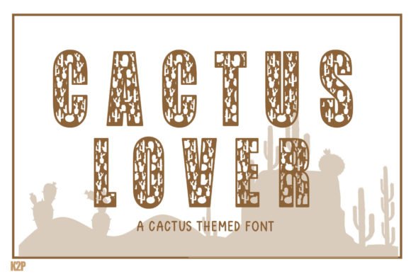 Cactus Lover Font - Featured Image
