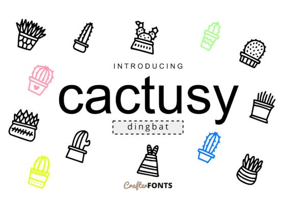 Cactusy Doodle Font - Featured Image