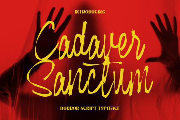 Cadaver Sanctum Script Font - Featured Image