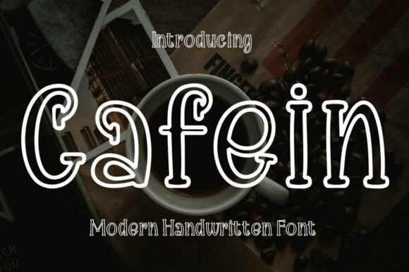 Cafein Font - Featured Image