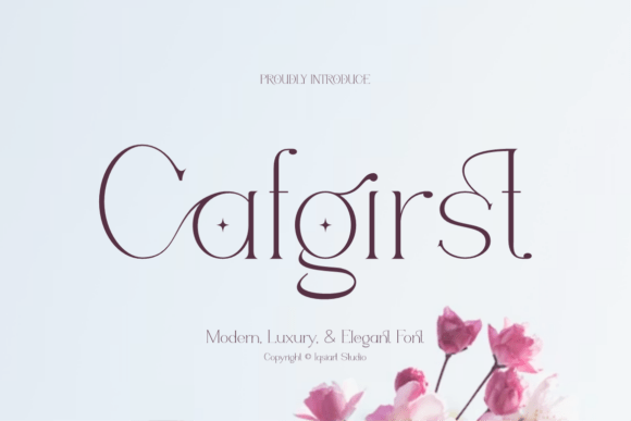 Cafgirst Font - Featured Image
