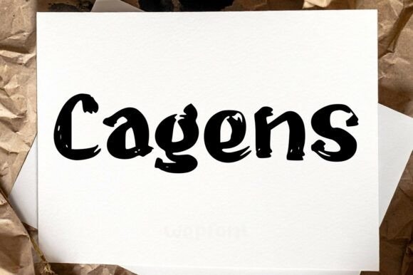 Cagens Font - Featured Image