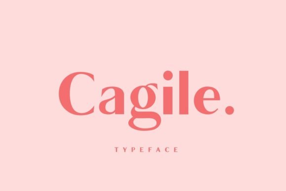 Cagile Font - Featured Image