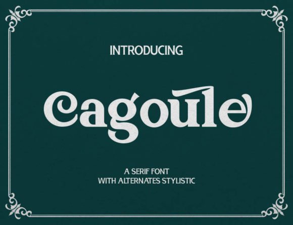 Cagoule Font - Featured Image