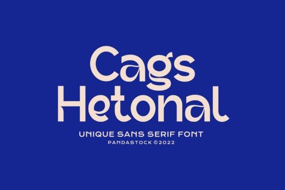 Cags Hetonal Font - Featured Image