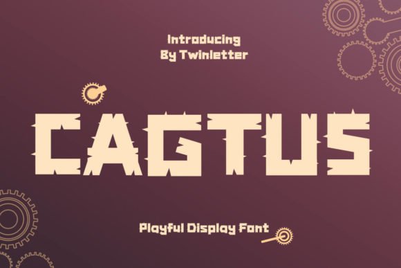 Cagtus Font - Featured Image