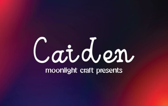 Caiden Font - Featured Image