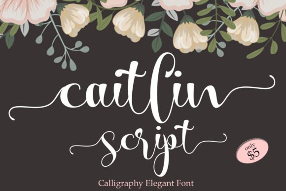 Caitlin Script Font - Featured Image