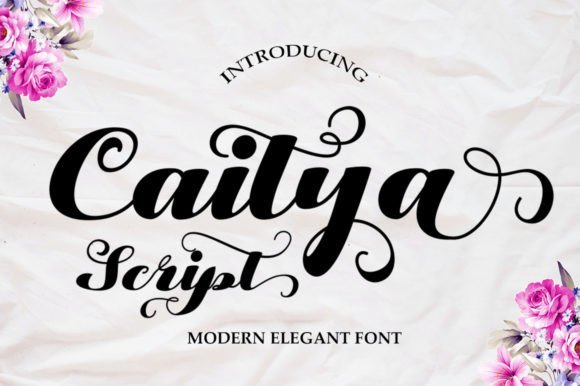 Caitya Script Font - Featured Image