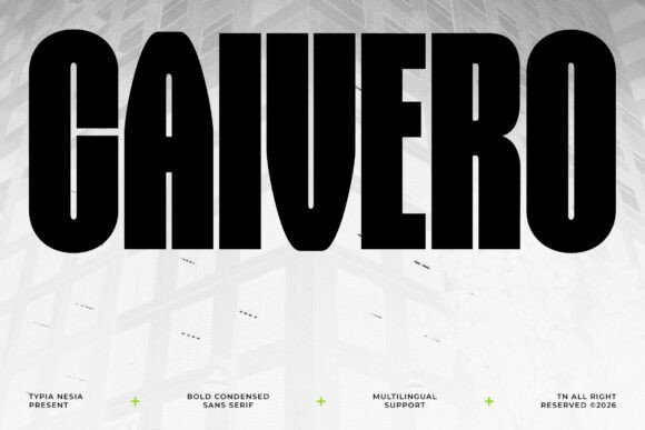 Caivero Font - Featured Image