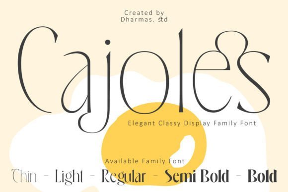 Cajoles Font - Featured Image
