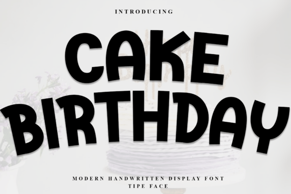 Cake Birthday Font - Featured Image