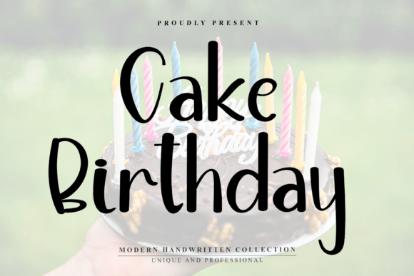 Cake Birthday Font - Featured Image