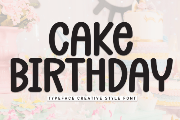 Cake Birthday Font - Featured Image