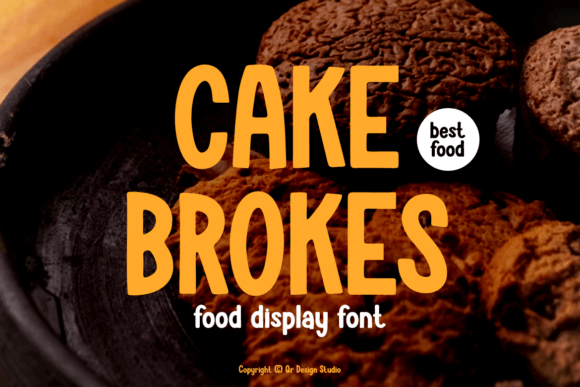 Cake Brokes Font - Featured Image
