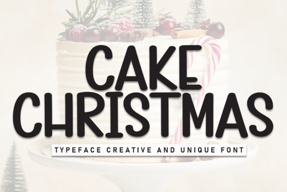 Cake Christmas Font - Featured Image