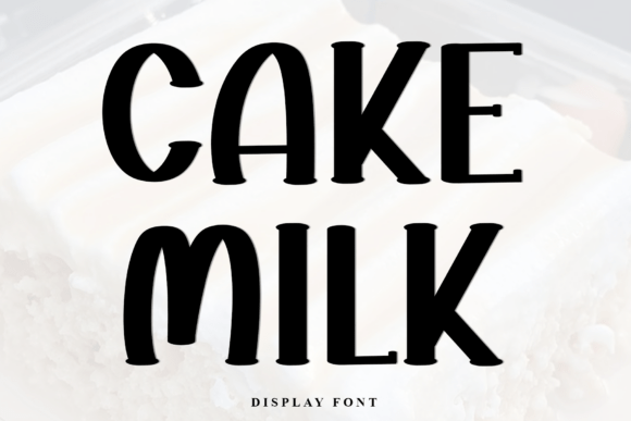 Cake Milk Font - Featured Image
