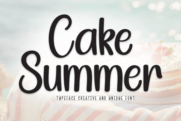 Cake Summer Font - Featured Image