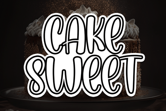 Cake Sweet Font - Featured Image