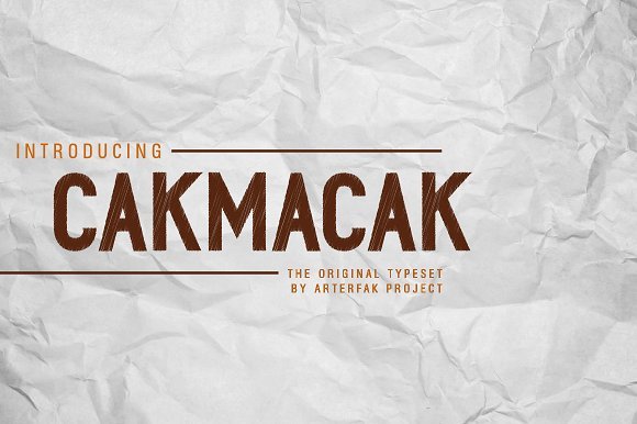 Cakmacak Font - Featured Image
