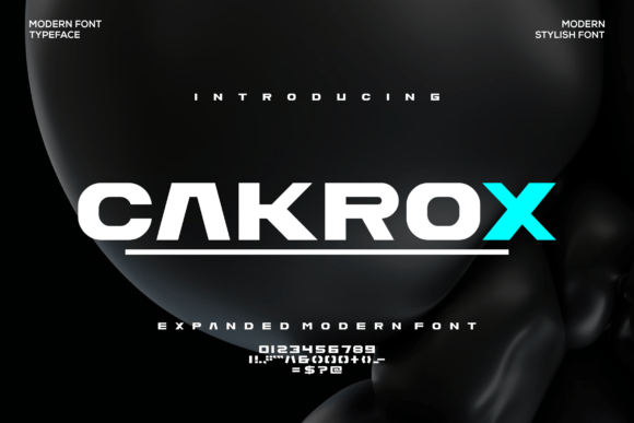 Cakrox Font - Featured Image