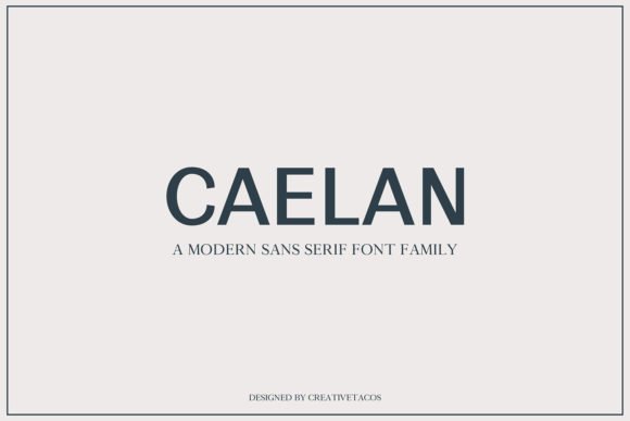 Calean Family Font - Featured Image