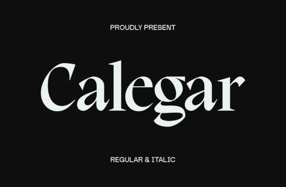 Calegar Font - Featured Image