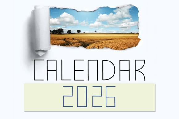 Calendar 2026 Font - Featured Image