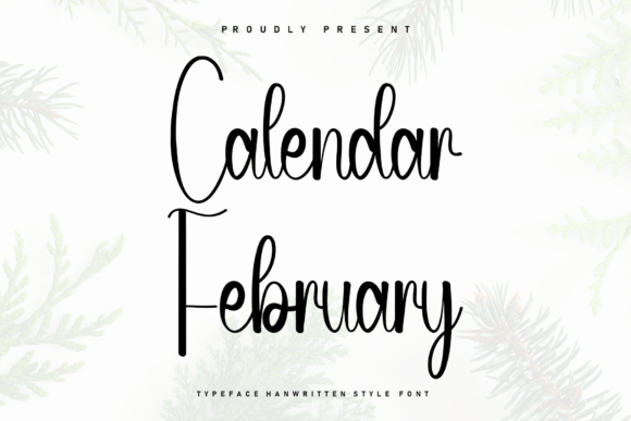 Calendar February Font - Featured Image