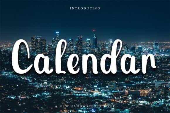 Calendar Font - Featured Image