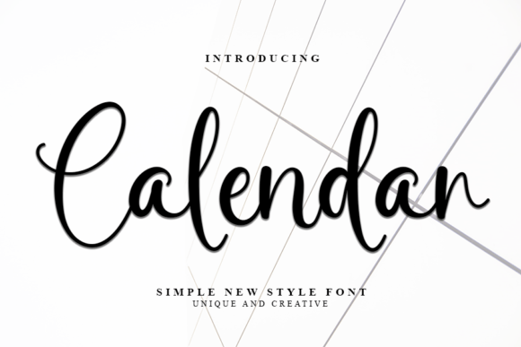 Calendar Font - Featured Image