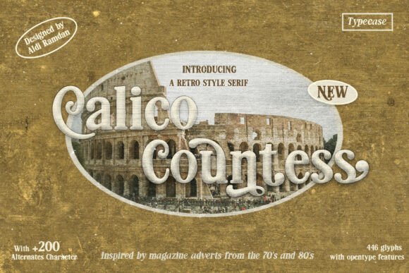 Calico Countess Font - Featured Image