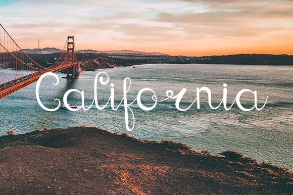 California Font - Featured Image