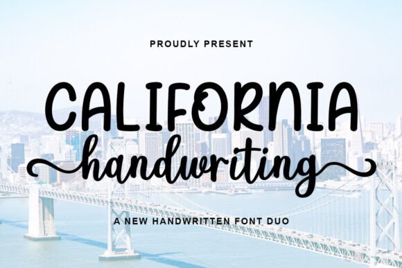 California Handwriting Duo Font - Featured Image