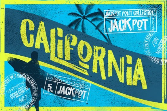 California Jackpot Font - Featured Image