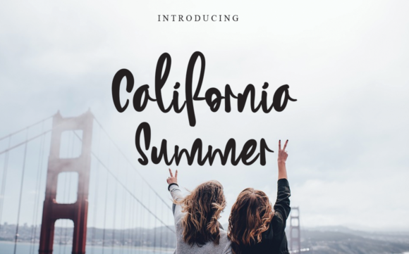 California Summer Font - Featured Image
