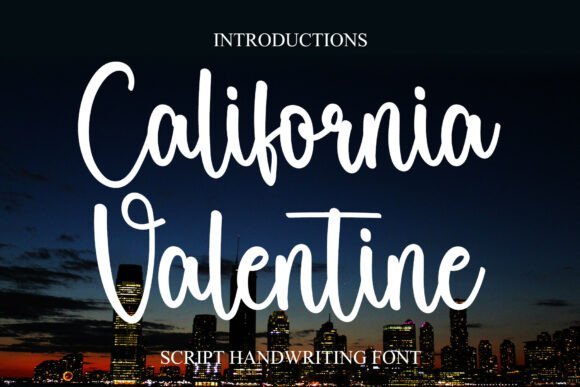 California Valentine Font - Featured Image