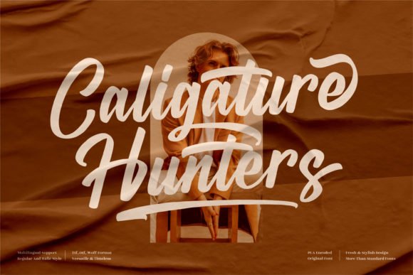 Caligature Hunters Font - Featured Image