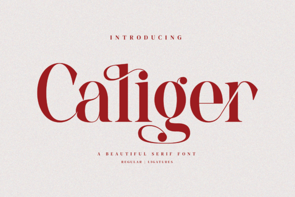 Caliger Font - Featured Image