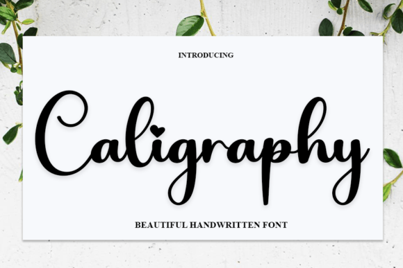 Caligraphy Font - Featured Image