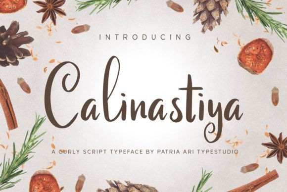 Calinastiya Font - Featured Image