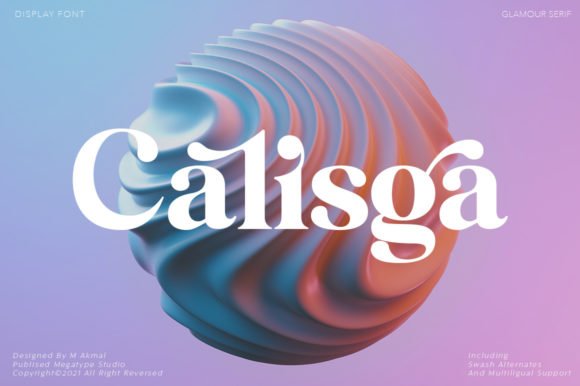 Calisga Font - Featured Image