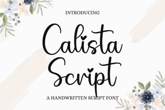 Calista Script Font - Featured Image