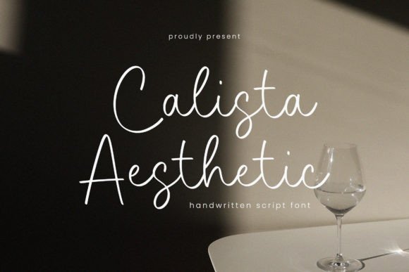 Calistha Aesthic Font - Featured Image