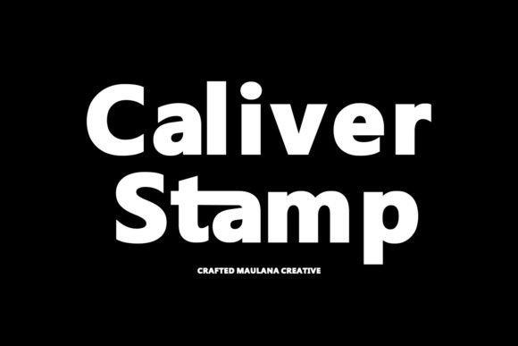 Caliver Stamp Font - Featured Image