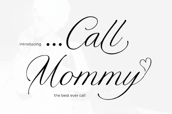 Call Mommy Font - Featured Image