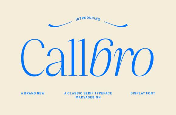 Callbro Font - Featured Image