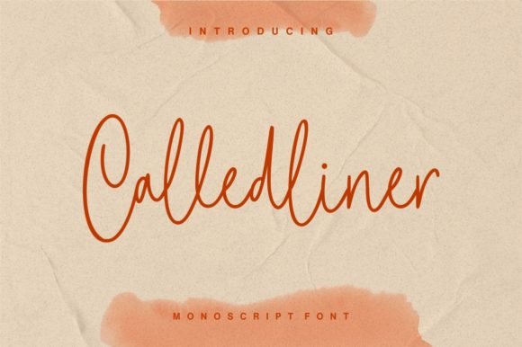 Calledliner Font - Featured Image