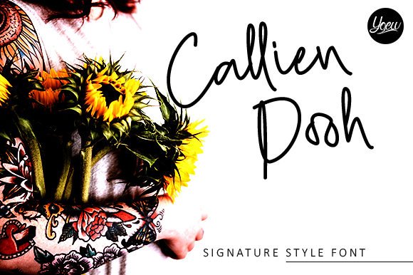 Callien Pooh Font - Featured Image