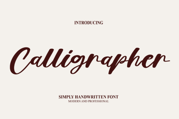 Calligrapher Font - Featured Image